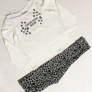 BNWT Calvin Klein Jeans animal prints set for girl